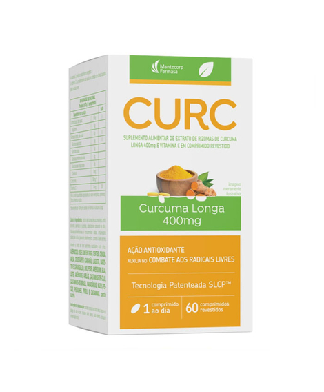 imagem do produto Curc 400mg 30 comprimidos - MANTECORP FARMASA