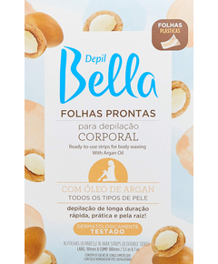 imagem de Depil bella folhas corpo óleo de argan 16 unidades - BIOCLEAN