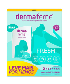 imagem de Dermafeme kit fresh 2 unidades - CIMED
