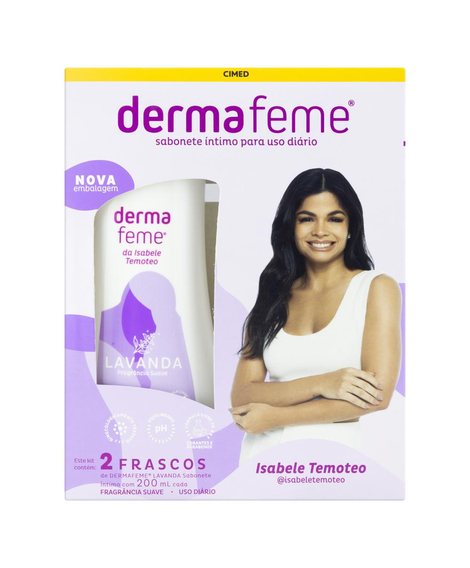 imagem do produto Dermafeme kit lavanda 2 unidades - CIMED