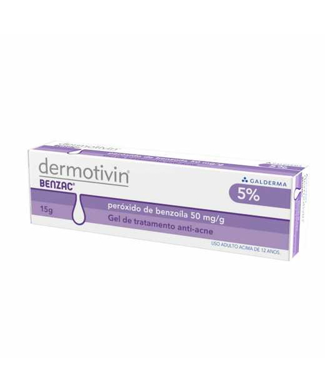 imagem do produto Dermotivin benzac 5% 15g - GALDERMA