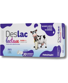 imagem de Deslac lactase 10.0000 fcc 30 cápsulas - MAXINUTRI