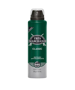 imagem de Desodorante aerosol três marchand classic 48horas 150ml - COTY