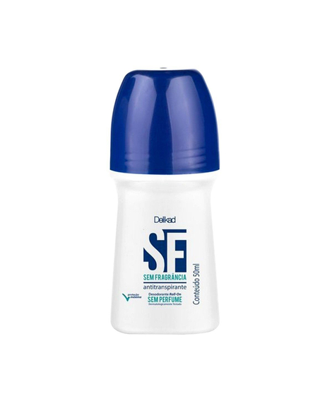 imagem do produto Desodorante delikad roll-on 50ml sem fragrancia - DELIKAD