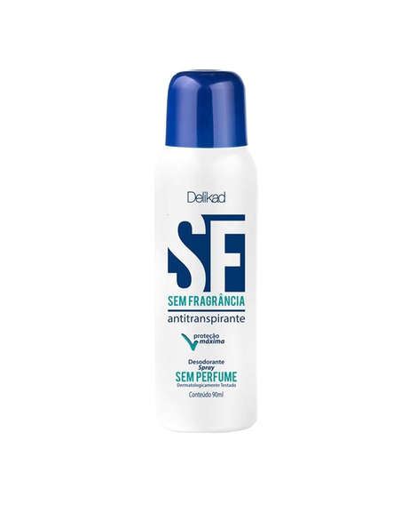 imagem do produto Desodorante delikad spray 90ml sem fragrancia - DELIKAD