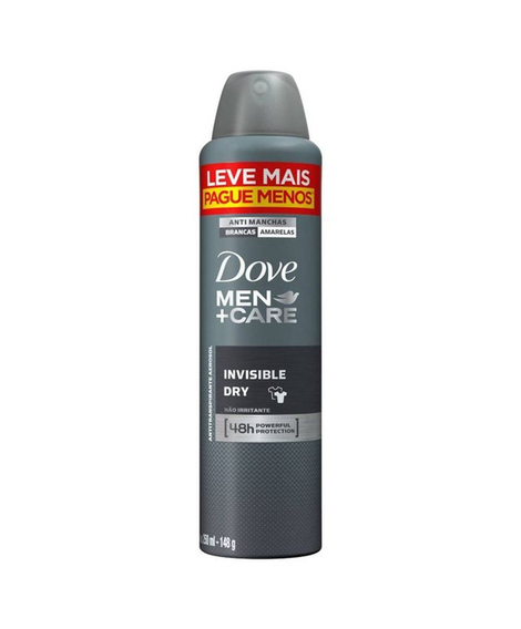 imagem do produto Desodorante dove aerosol men+care invisible dry 250ml - UNILEVER