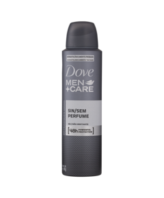 imagem de Desodorante dove aerosol men+care sem perfume 150ml - UNILEVER