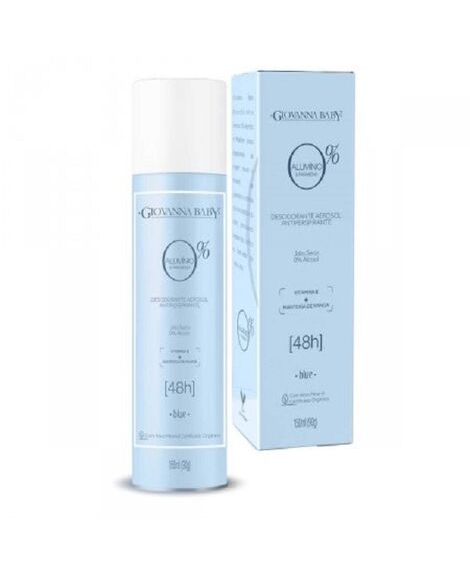 imagem do produto Desodorante giovanna baby aerosol 0% alumnio blue 150ml - GIOVANNA BABY