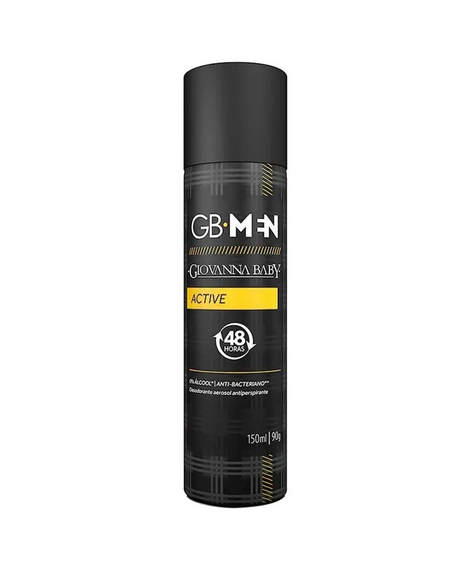 imagem do produto Desodorante giovanna baby aerosol men active 150ml - GIOVANNA BABY