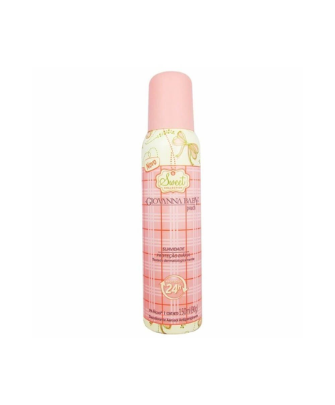 imagem do produto Desodorante giovanna baby aerosol peach 150ml - GIOVANNA BABY