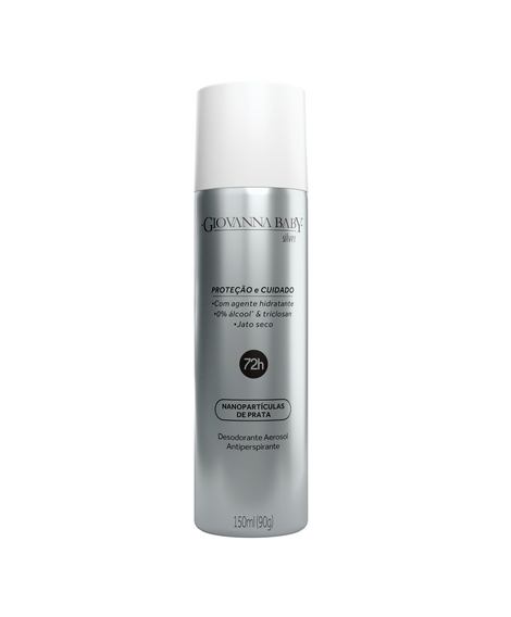 imagem do produto Desodorante giovanna baby aerosol silver 150ml - GIOVANNA BABY