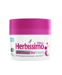 imagem de Desodorante herbissimo creme bio protect hibisco 55g - HERBISSIMO