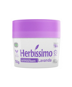 imagem de Desodorante herbissimo creme lavanda 55g - HERBISSIMO