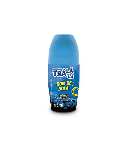 imagem do produto Desodorante infantil tra la la roll on bom de bola 65ml - PHISALIA