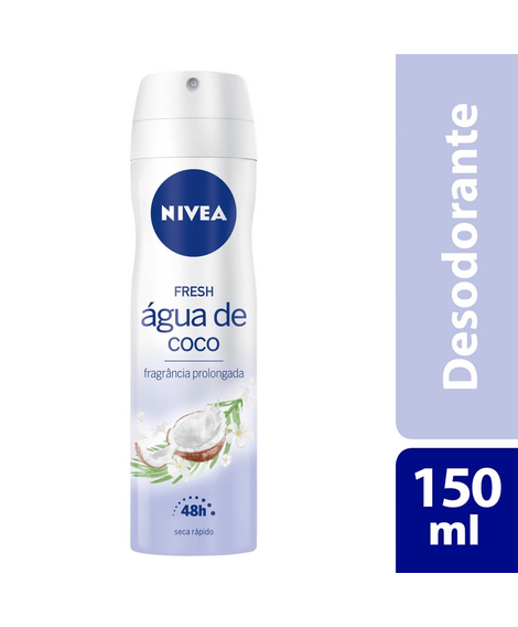 imagem do produto Desodorante nivea aerosol agua de coco 150ml - NIVEA