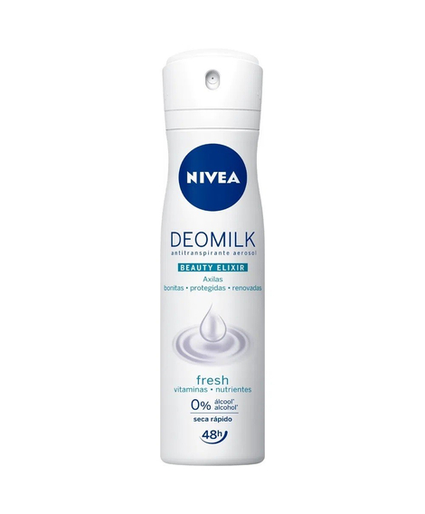 imagem do produto Desodorante nivea aerosol deomilk fresh 150ml - NIVEA