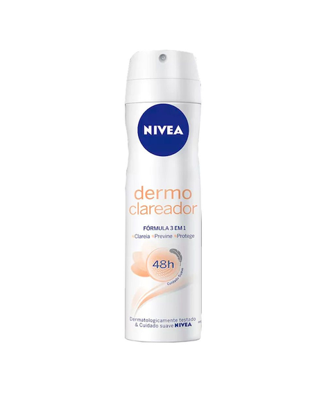 imagem do produto Desodorante nivea aerosol feminino dermo clareador 150ml - BEIERSDORF