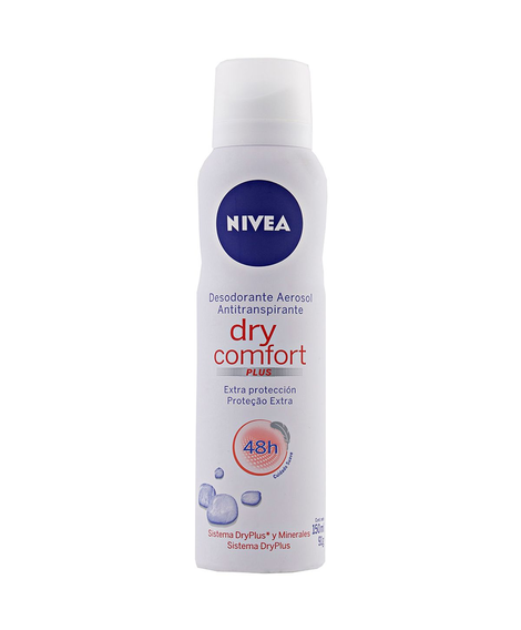 imagem do produto Desodorante nivea aerosol feminino dry comfort 150ml - NIVEA