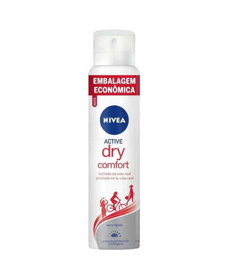 imagem do produto Desodorante nivea aerosol feminino dry comfort 200ml - NIVEA