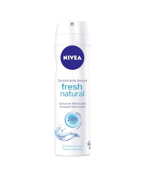 imagem do produto Desodorante nivea aerosol feminino fresh natural 150ml - BEIERSDORF