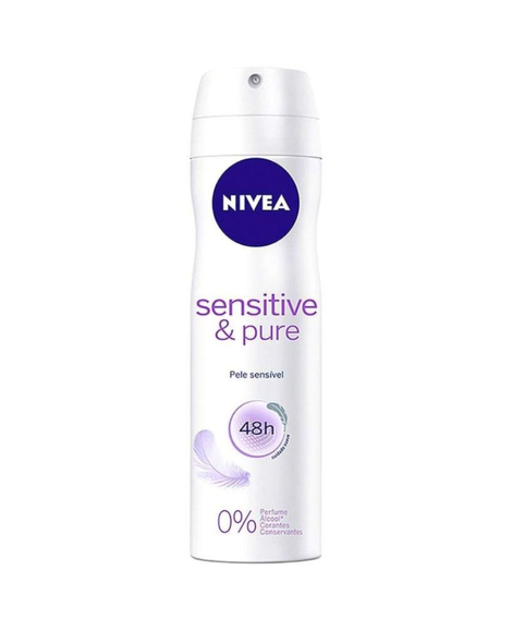 imagem do produto Desodorante nivea aerosol feminino sem perfume 150ml - BEIERSDORF
