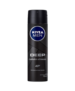 imagem de Desodorante nivea aerosol men deep carvao ativado 150ml - NIVEA