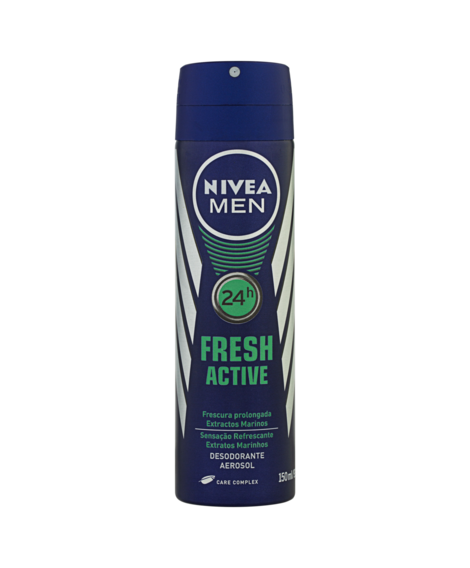 imagem do produto Desodorante nivea aerosol men fresh active 150ml - BEIERSDORF