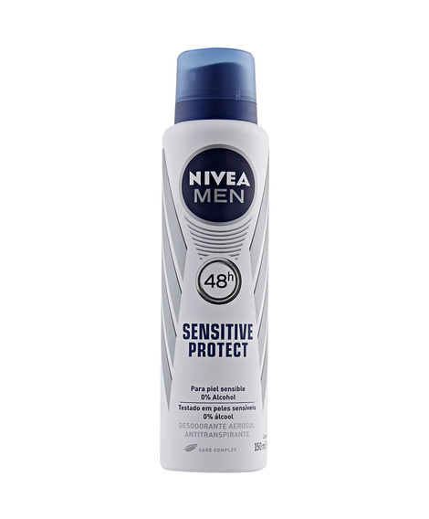 imagem do produto Desodorante nivea aerosol men sensitive protect 150ml - BEIERSDORF