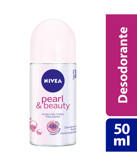 imagem do produto Desodorante nivea roll on feminino pearl&beauty 50ml - BEIERSDORF