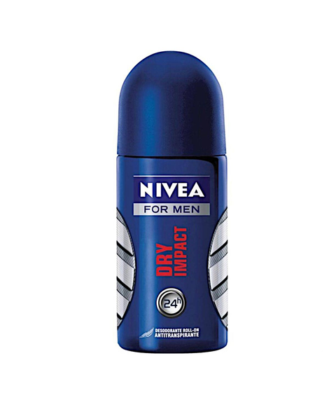imagem do produto Desodorante nivea roll on men dry impact 50ml - BEIERSDORF