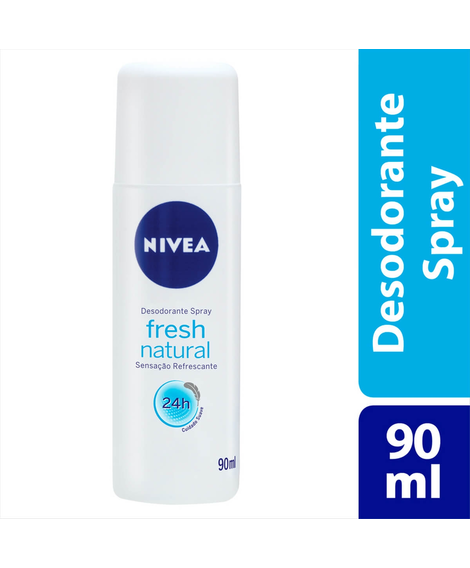 imagem do produto Desodorante nivea spray fresh natural 90ml - BEIERSDORF