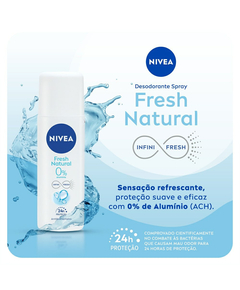 imagem de Desodorante nivea spray fresh natural 90ml - NIVEA