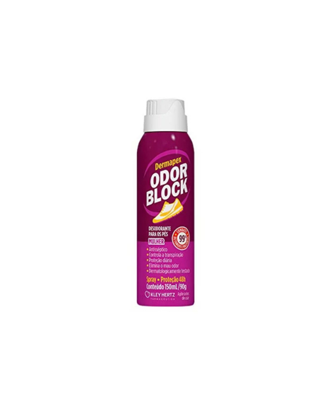 imagem do produto Desodorante odor block para os p s mulher 150ml - HERTZ