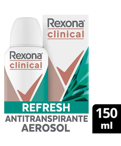 imagem de Desodorante rexona aerosol clinical refresh 150ml - UNILEVER