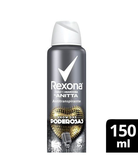 imagem do produto Desodorante Rexona Aerosol Feminino By Anitta Poderosas 91g - UNILEVER