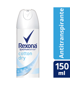 imagem de Desodorante rexona aerosol feminino cotton dry 150ml - UNILEVER