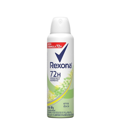 imagem do produto Desodorante Rexona Aerosol Feminino Erva Doce 150ml - UNILEVER