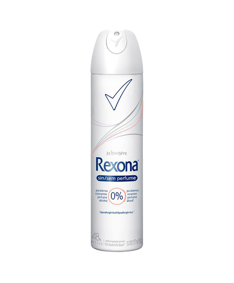 imagem do produto Desodorante Rexona Aerosol Feminino Sem Perfume 150ml - UNILEVER