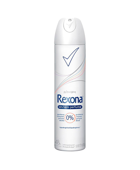 imagem do produto Desodorante rexona aerosol feminino sem perfume 150ml - UNILEVER