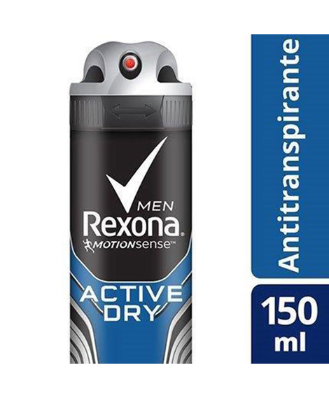 imagem do produto Desodorante rexona aerosol men active dry 150ml - UNILEVER