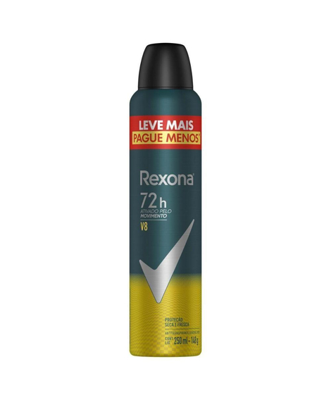 imagem do produto Desodorante rexona aerosol men v8 250ml - UNILEVER