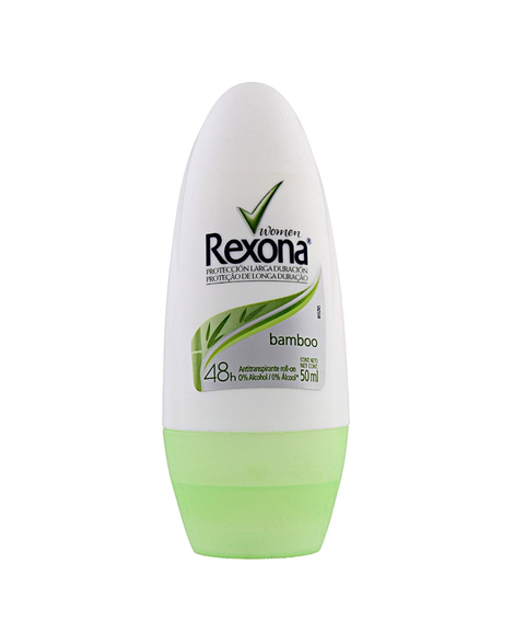 imagem do produto Desodorante rexona roll on feminino bamboo 50ml - UNILEVER