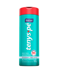 imagem de Desodorante tenys pé pó para pés action 100g - BARUEL