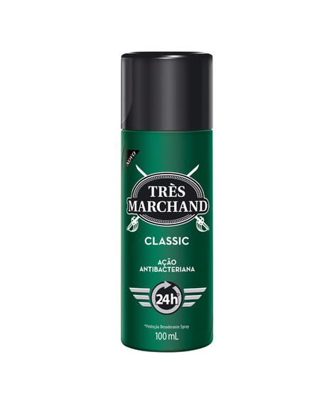imagem do produto Desodorante tres marchand spray classic 100ml - COTY