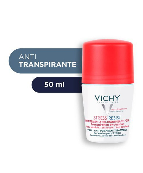 imagem do produto Desodorante vichy rollon 72h stress resistente 50ml - VICHY