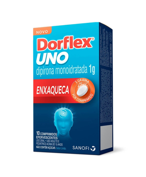 imagem do produto Dorflex uno 1g 10 comprimidos efervescentes - SANOFI