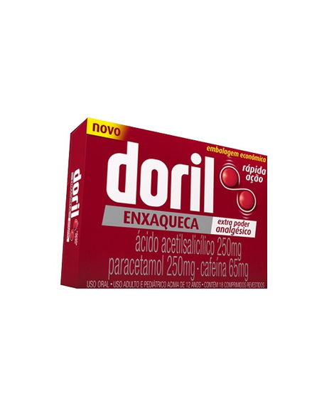 imagem do produto Doril enxaqueca 18 comprimidos - MANTECORP FARMASA