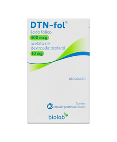 imagem de Dtn-fol 400mcg+10mg 90 cápsulas - BIOLAB