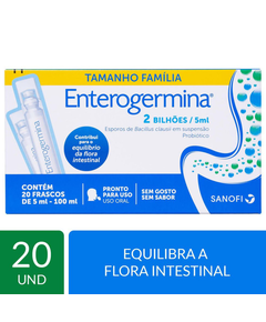imagem de Enterogermina 20 flaconetes 5ml - SANOFI