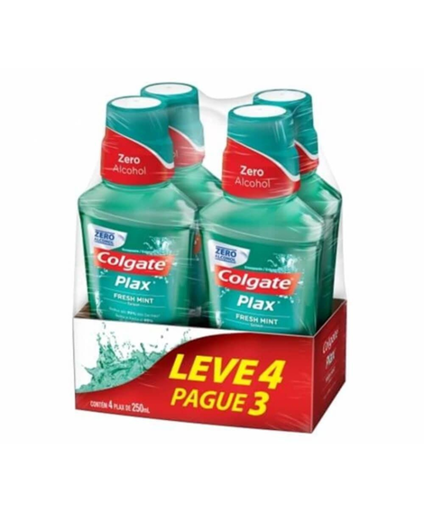 imagem do produto Enxaguante bucal colgate fresh mint 250ml pack com 4 - COLGATE-PALMOLIVE
